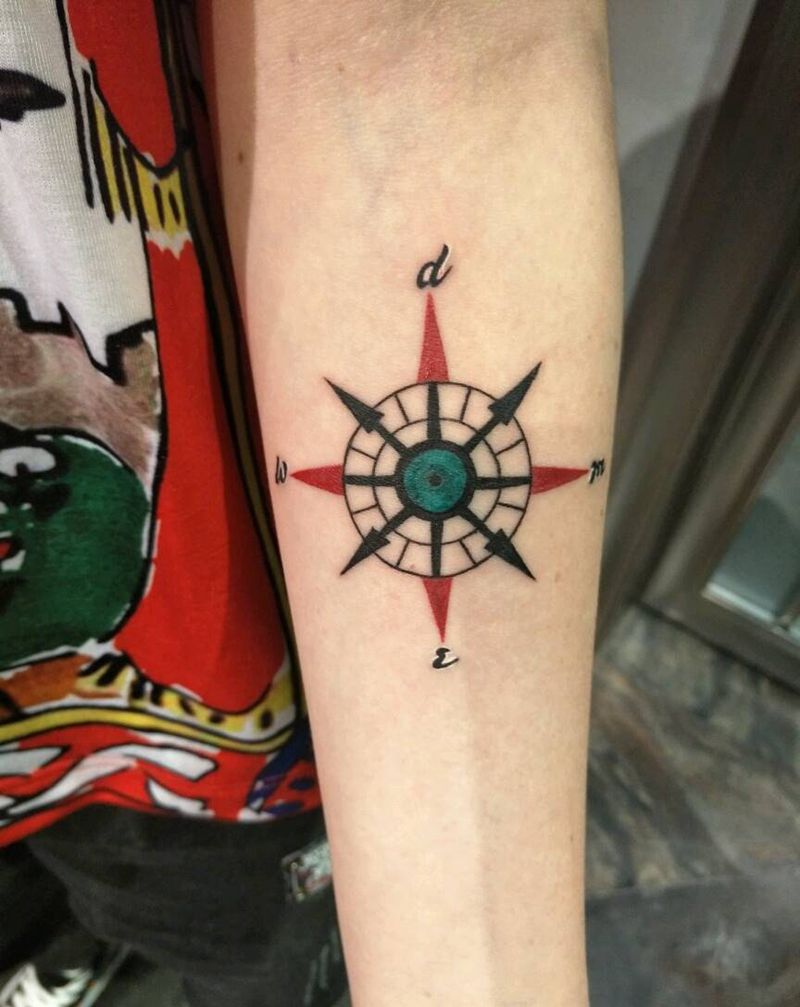 彩色纹身图片_手臂腿部字符静物成品纹身图案