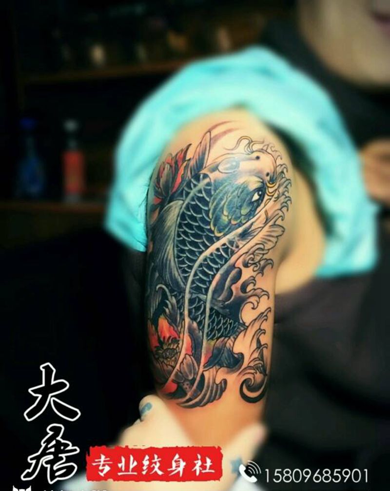 纹身遮盖纹身图片_银川大唐纹身图案