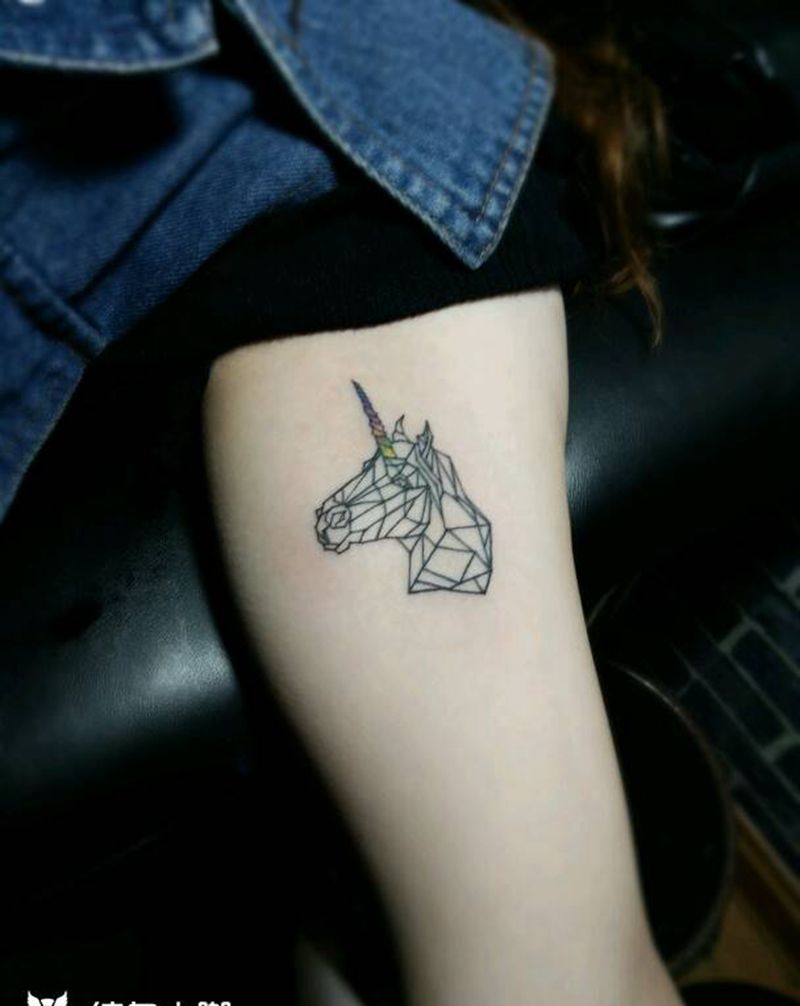 独角兽纹身图片