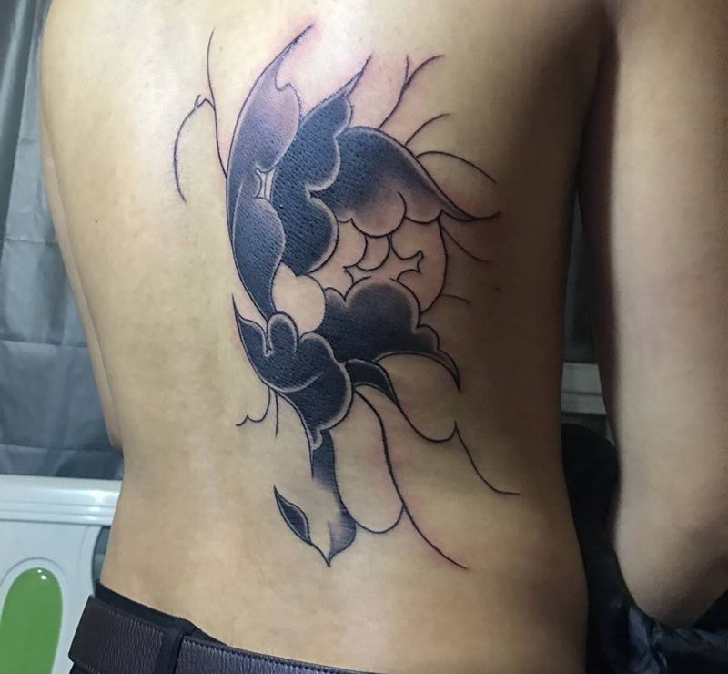 未完成纹身图片