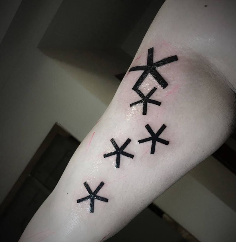 星星纹身图片