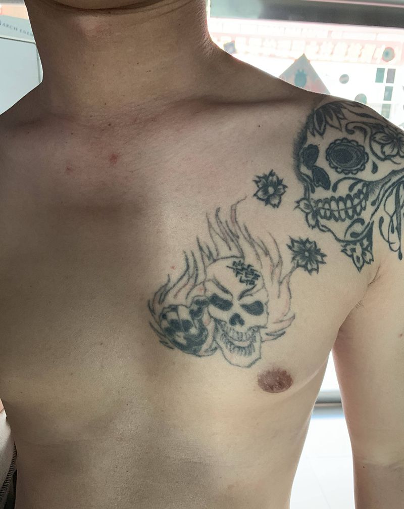 【旧图遮盖】玛雅图腾纹身图片_图腾遮盖纹身图案