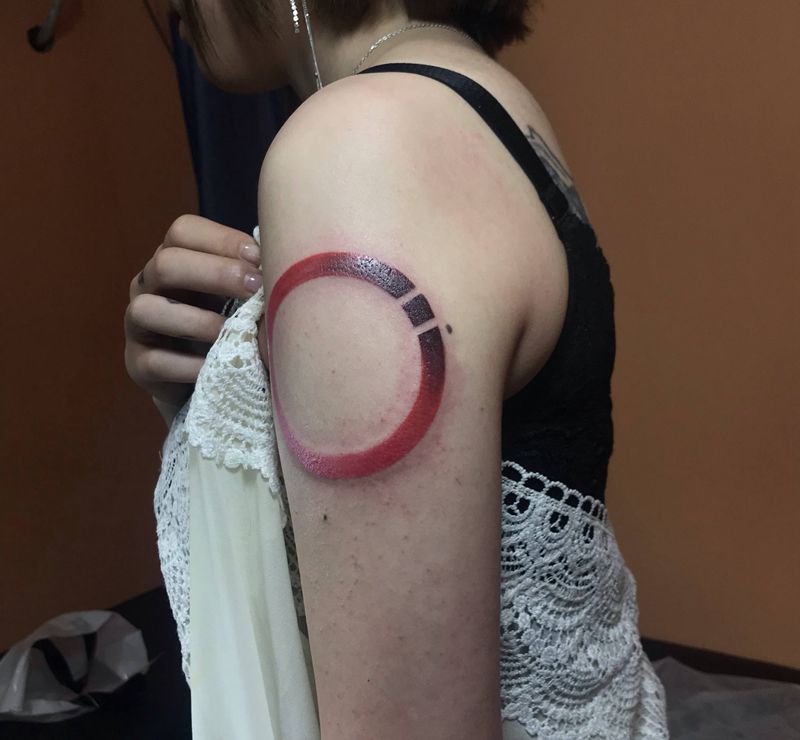 ⭕️纹身图片_几何纹身图案