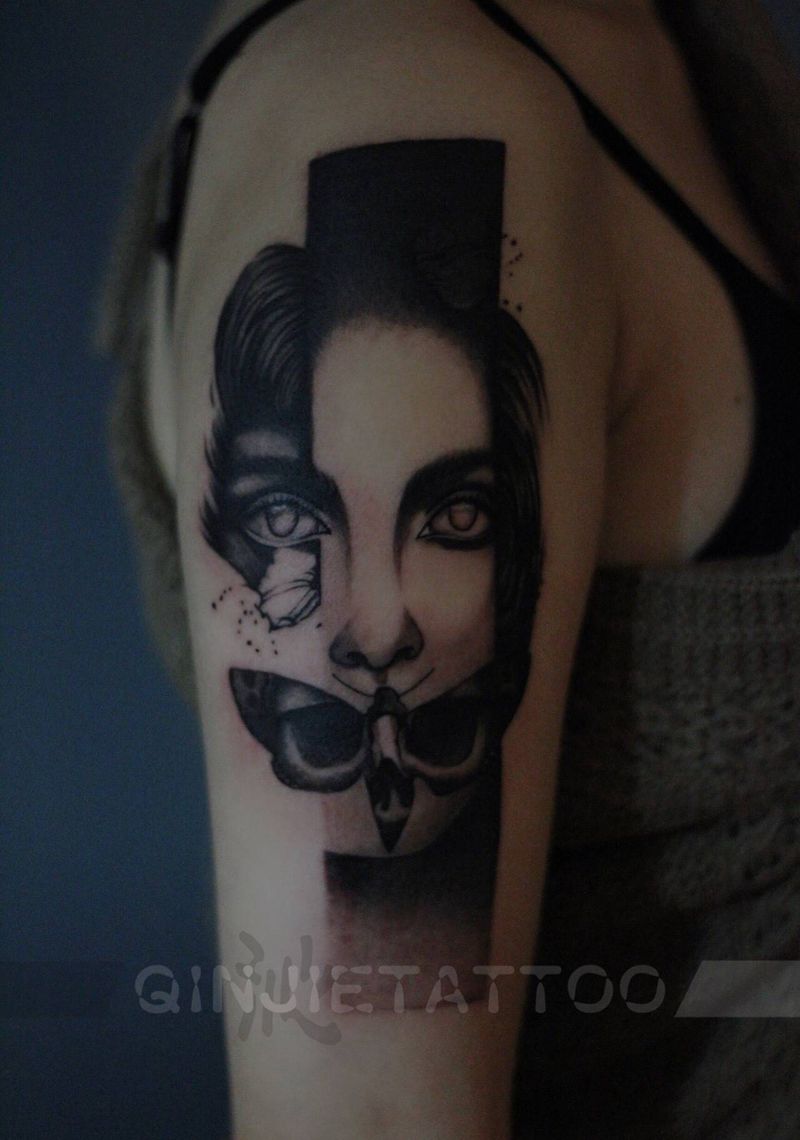 欧美纹身图片_手臂纹身图案