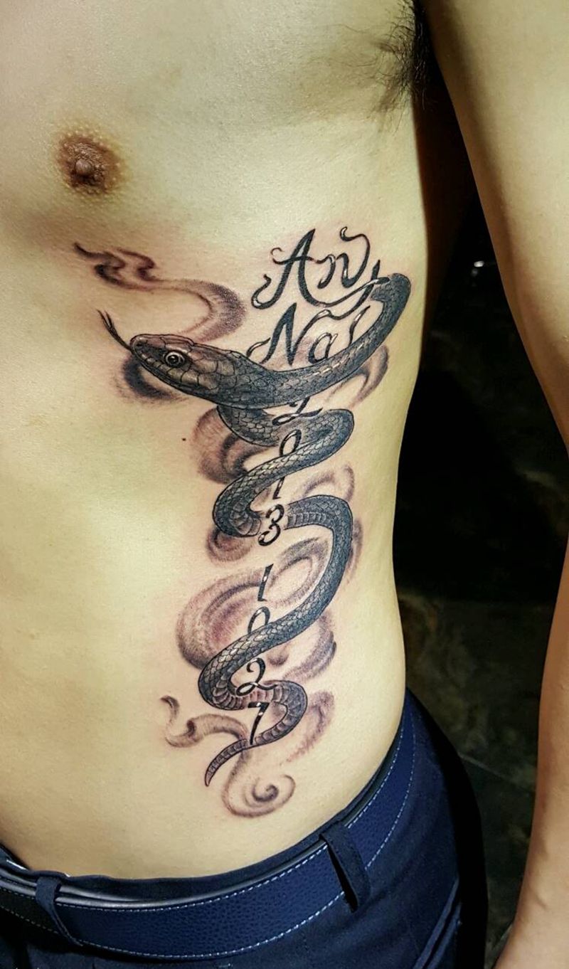 蛇纹身纹身图片
