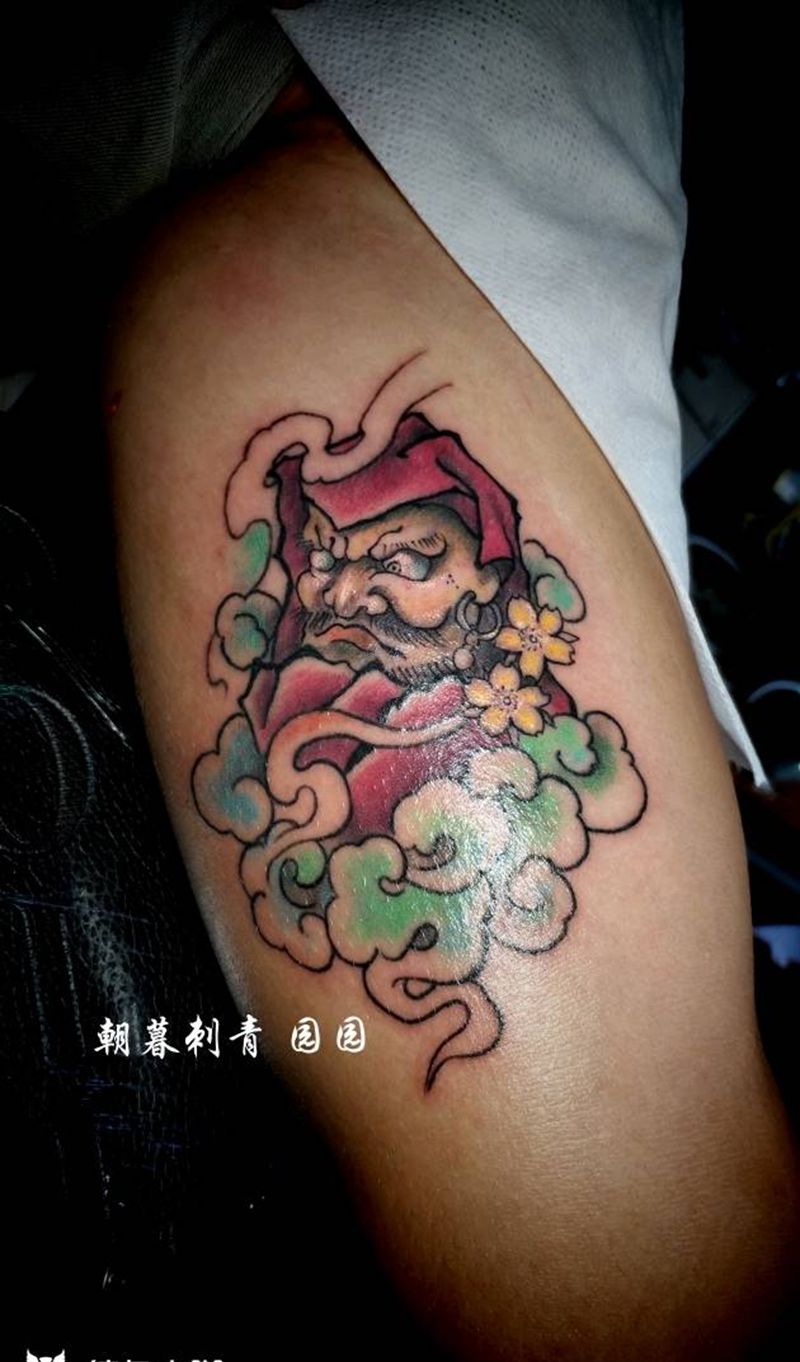 达摩蛋纹身图片