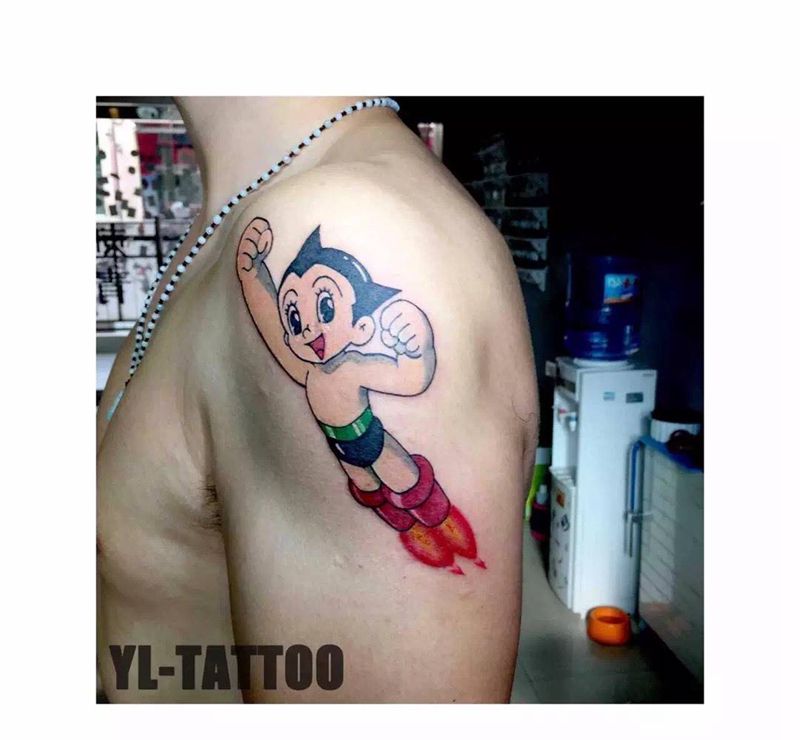 阿童木纹身图片