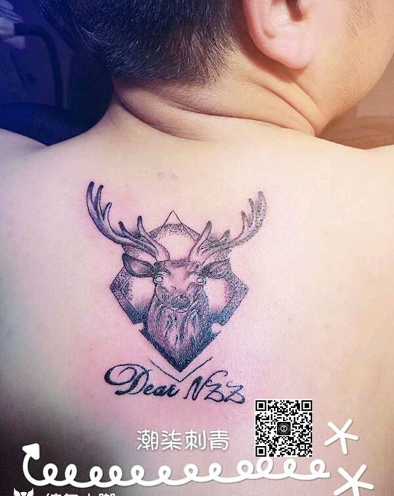 麋鹿纹身图片
