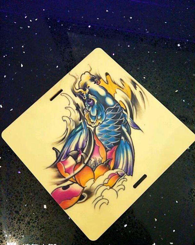 鲤鱼纹身图片