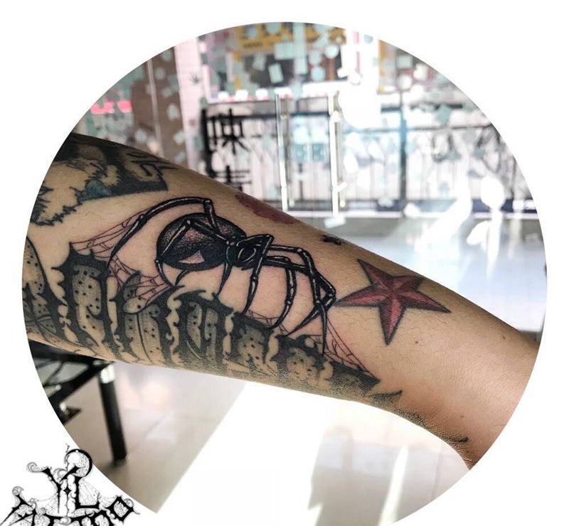 蜘蛛纹身图片