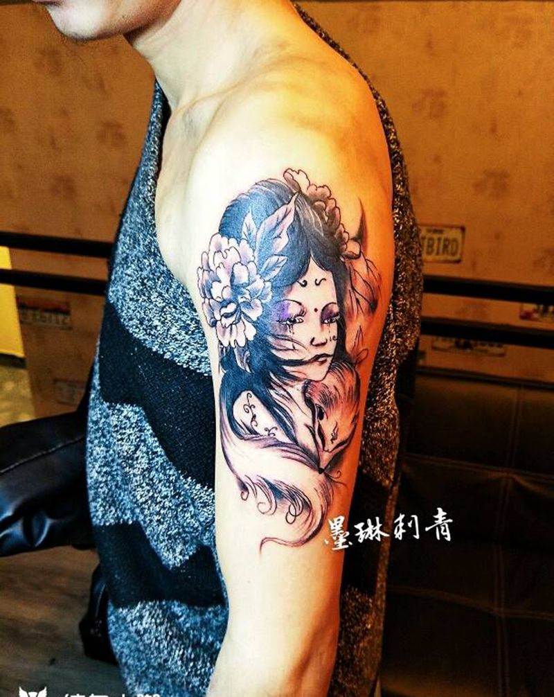 狐狸精纹身图片