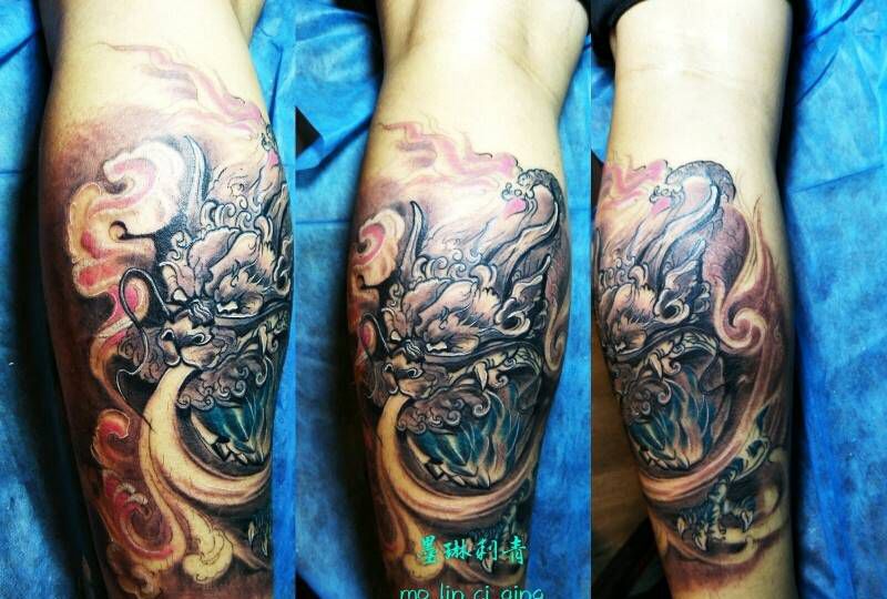 麒麟纹身图片