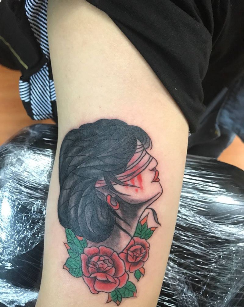 new school纹身图片