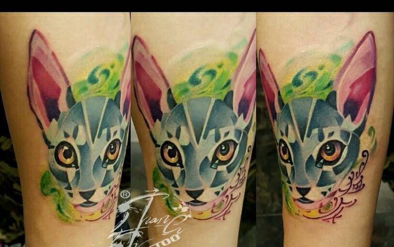 猫咪~猫咪~~纹身图片