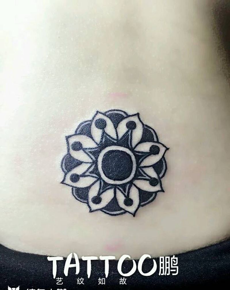 曼陀罗纹身图片