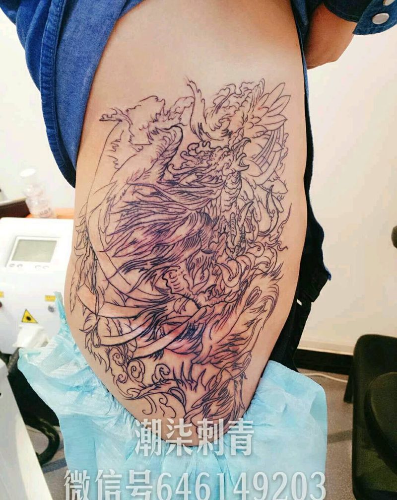 凤凰纹身图片