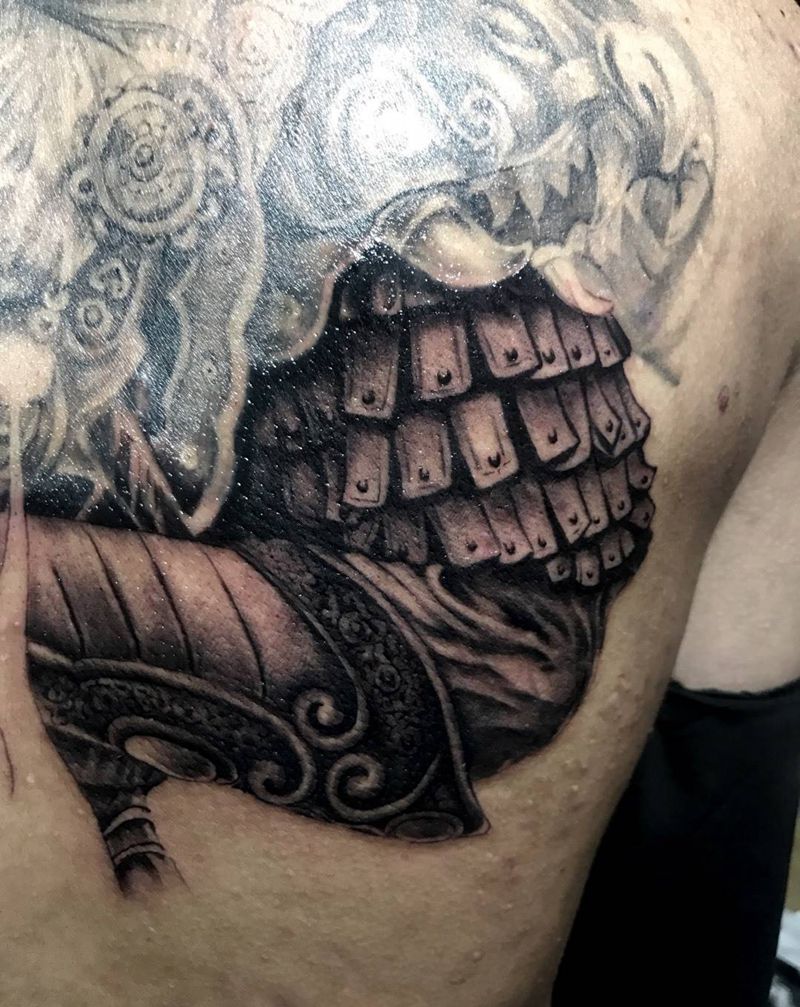 赵子龙纹身图片