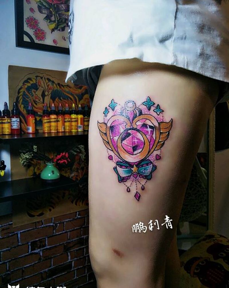 美不美 看大腿纹身图片