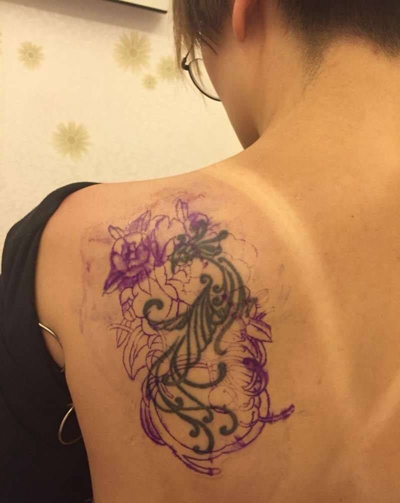 旧图遮盖纹身图片_成品纹身图案