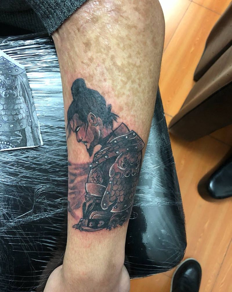 武士纹身图片