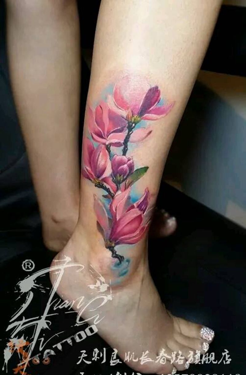 乌鲁木齐纹身 花纹身图片