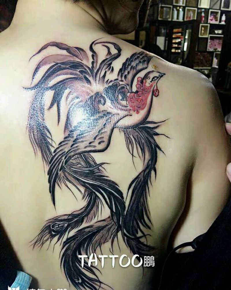 凤纹身图片