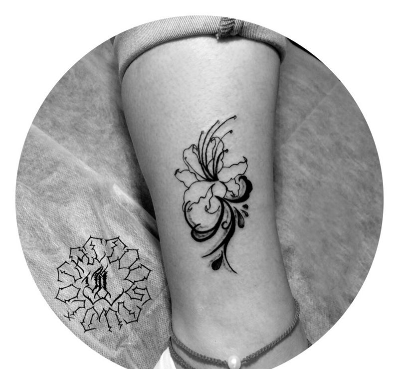 花图腾纹身图片