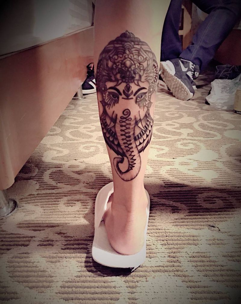 象神修改上色线条非本人作品纹身图片