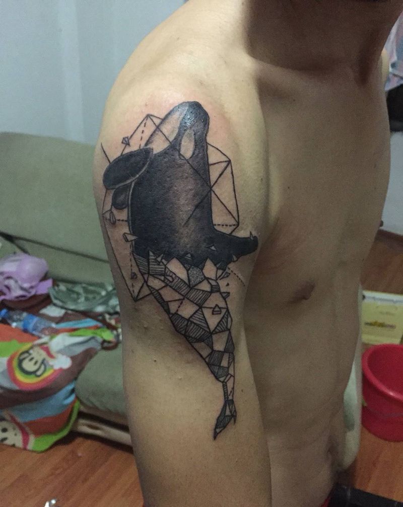 小清新，欧美，纹身图片_颈部手臂腿部欧美清新纹身图案