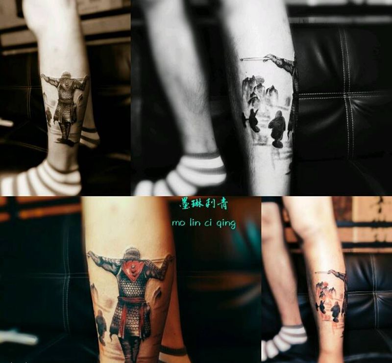 至尊宝纹身图片
