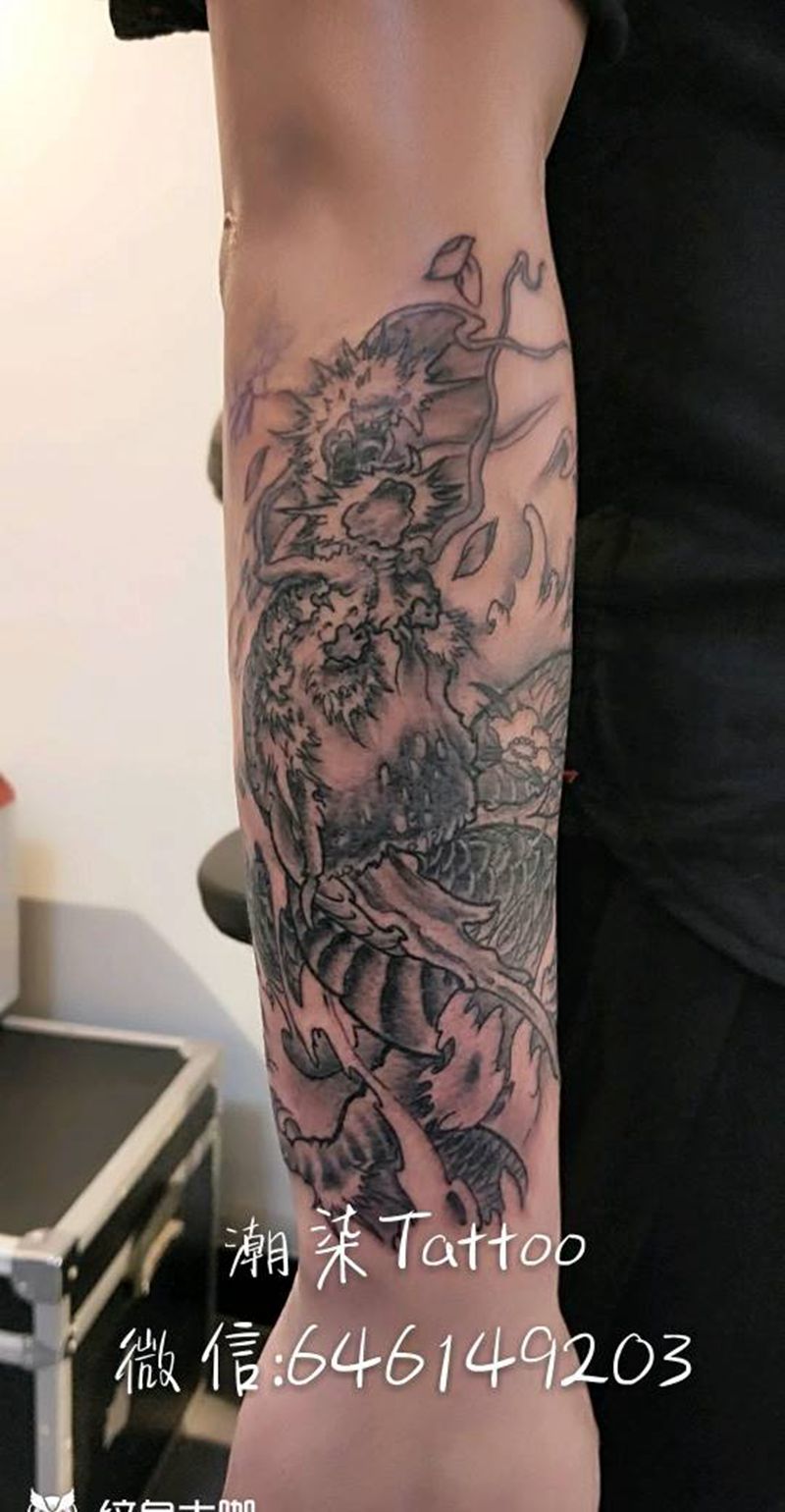 龙纹身图片