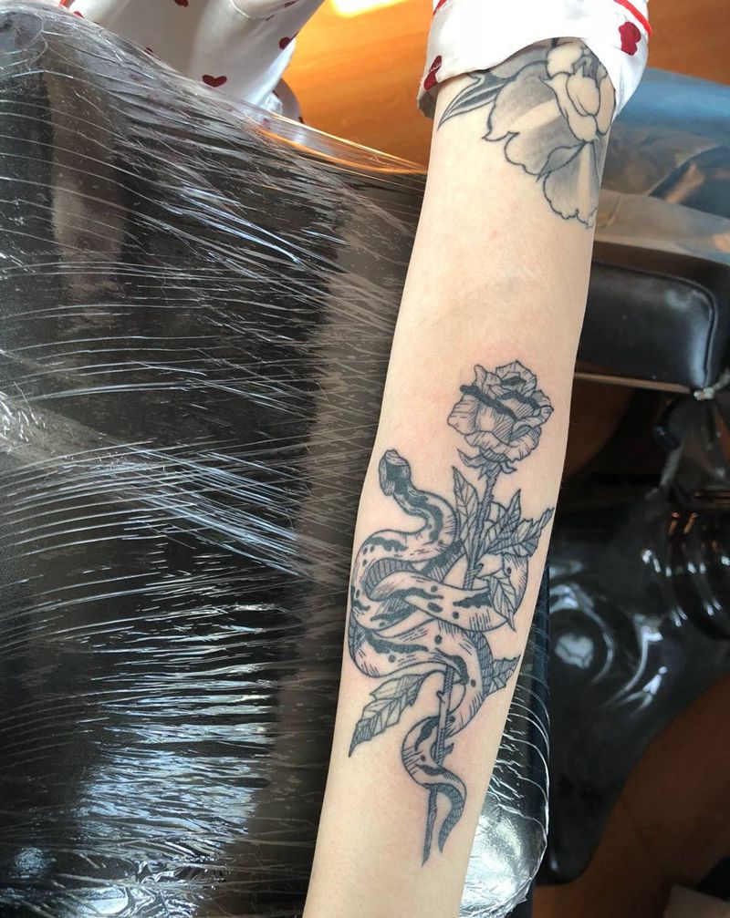 小清新纹身图片