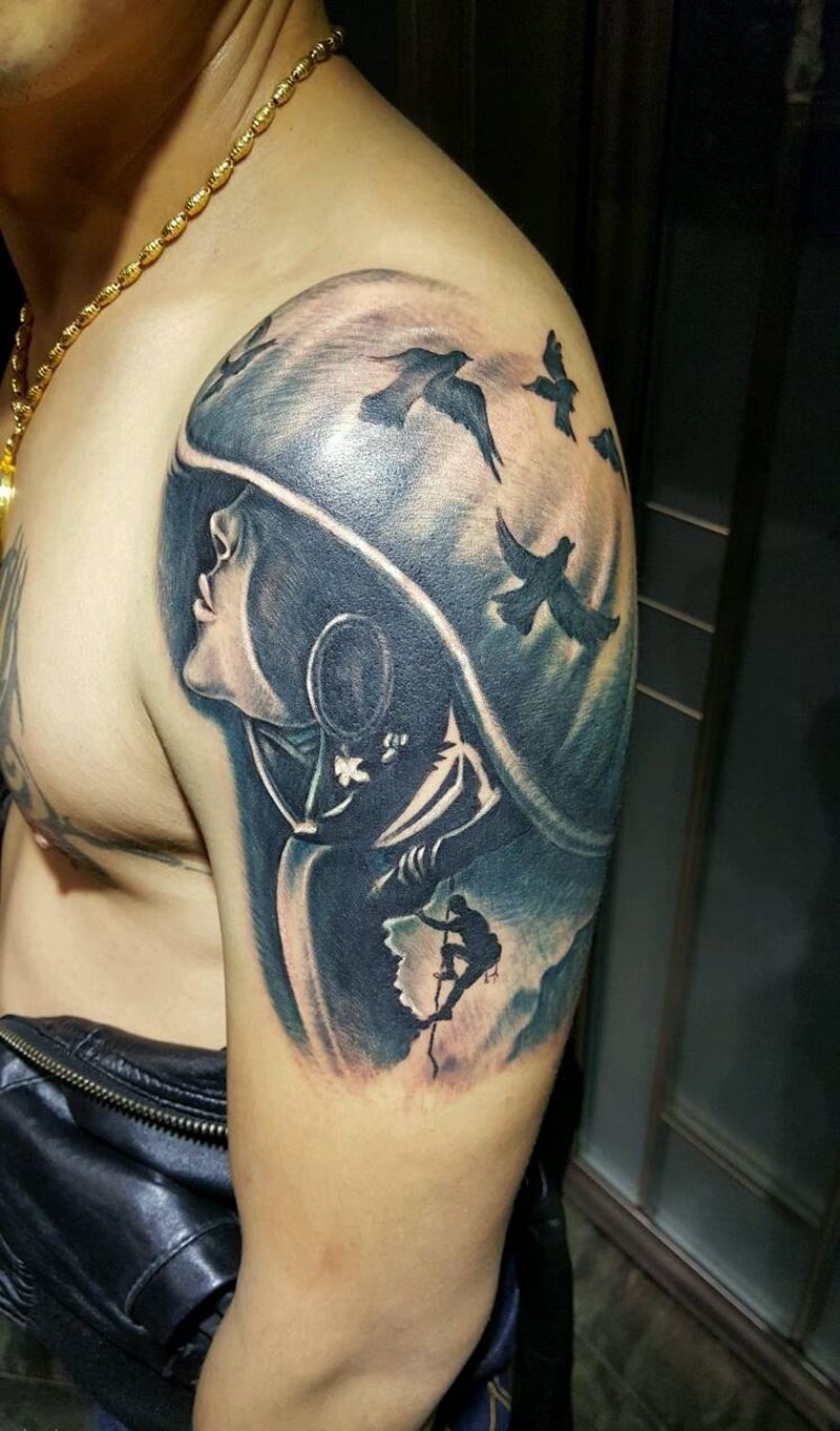 为梦想而努力！纹身图片