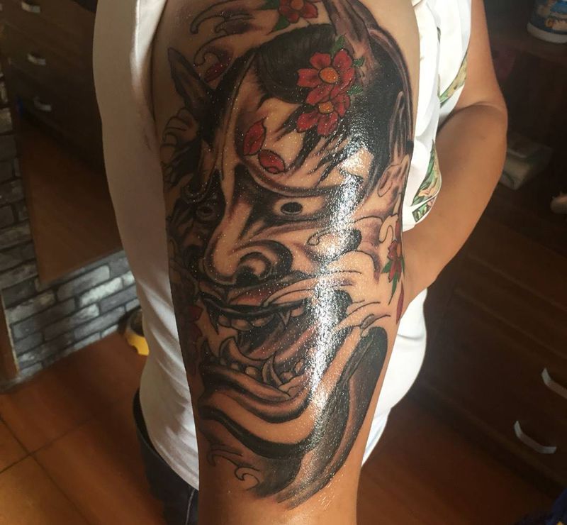 般若纹身图片_手臂纹身图案