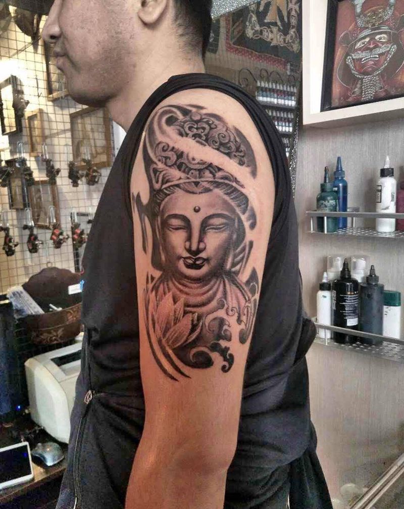 佛纹身图片