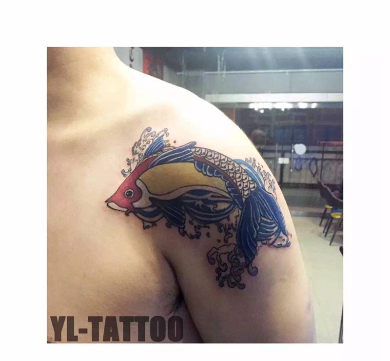 鱼纹身图片