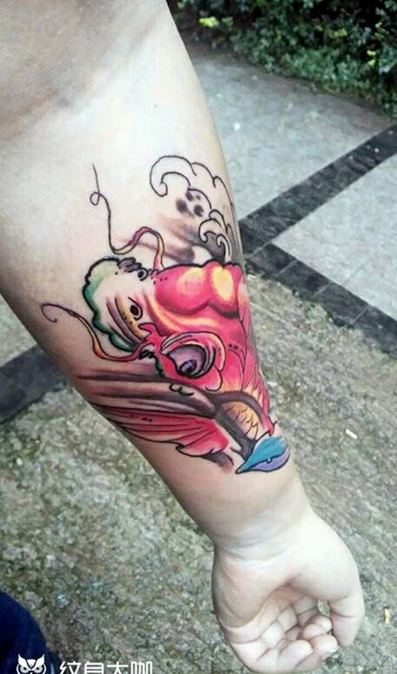 锦鲤纹身图片