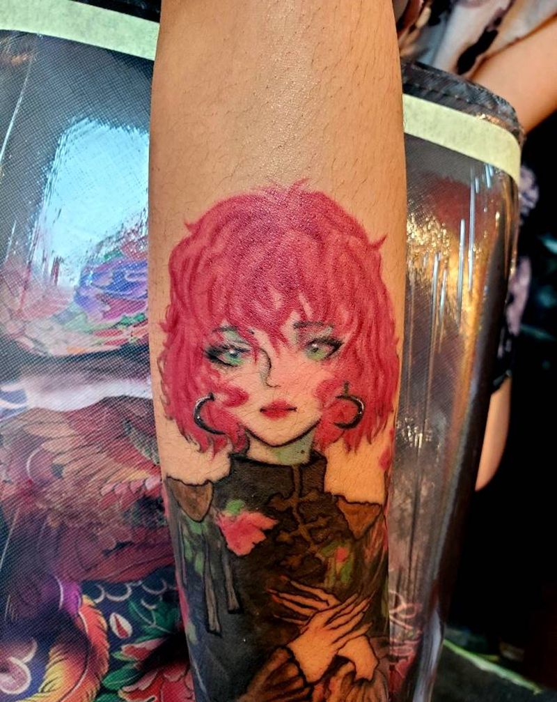 杀戮天使纹身图片_手臂纹身图案