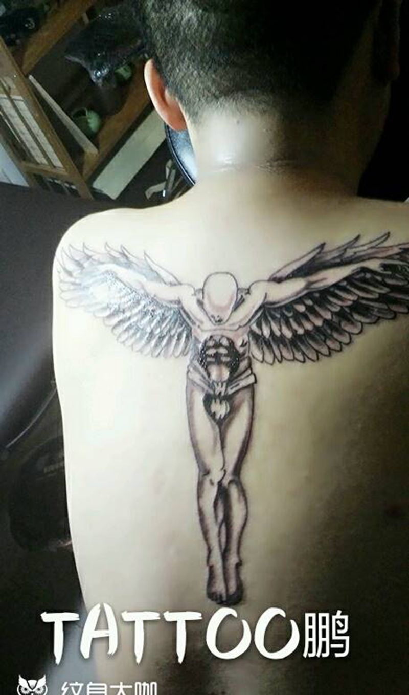 天使纹身图片
