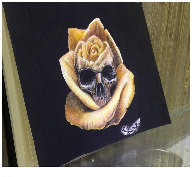 無纹身图片_手稿颈部肩部胸部手臂腿部欧美写实植物纹身图案