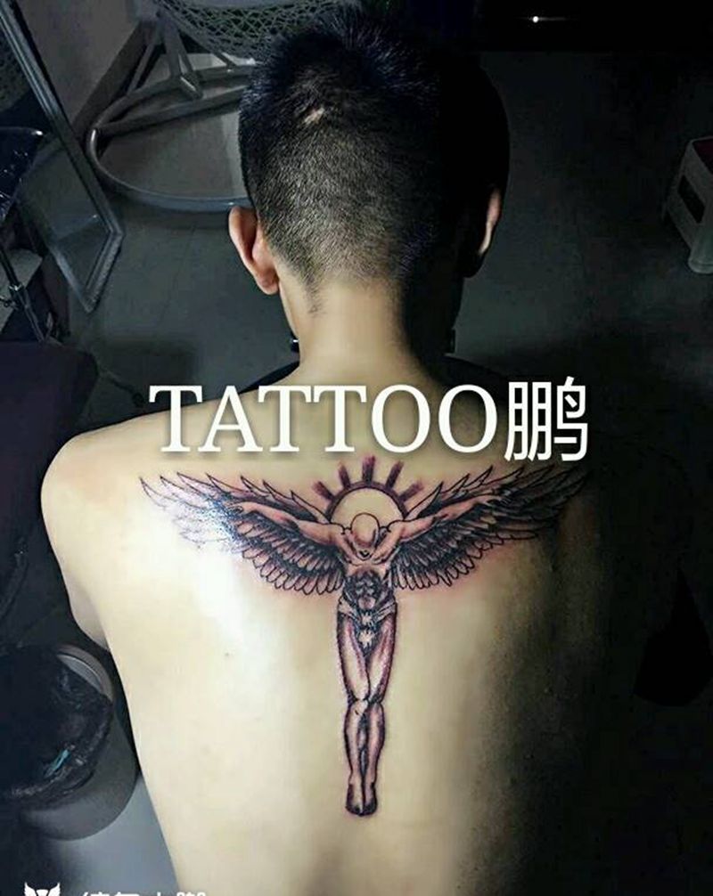 天使纹身图片