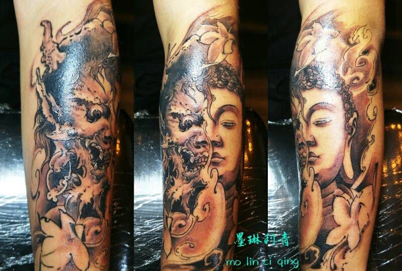 一念之间纹身图片