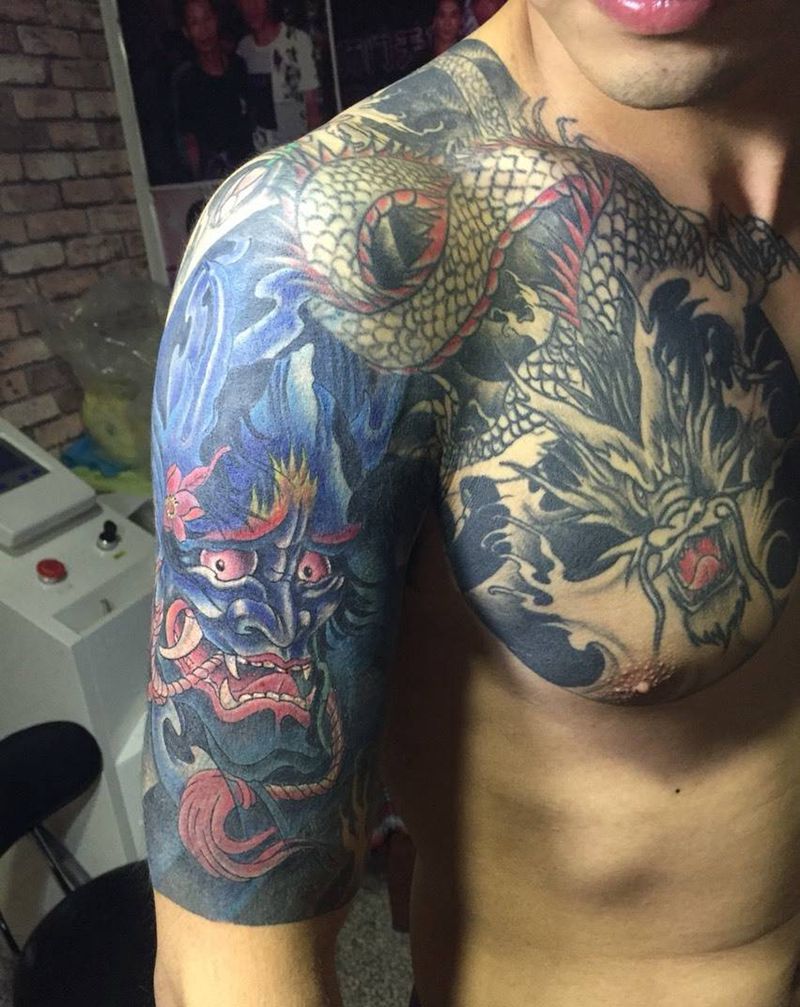 修改与遮盖纹身图片