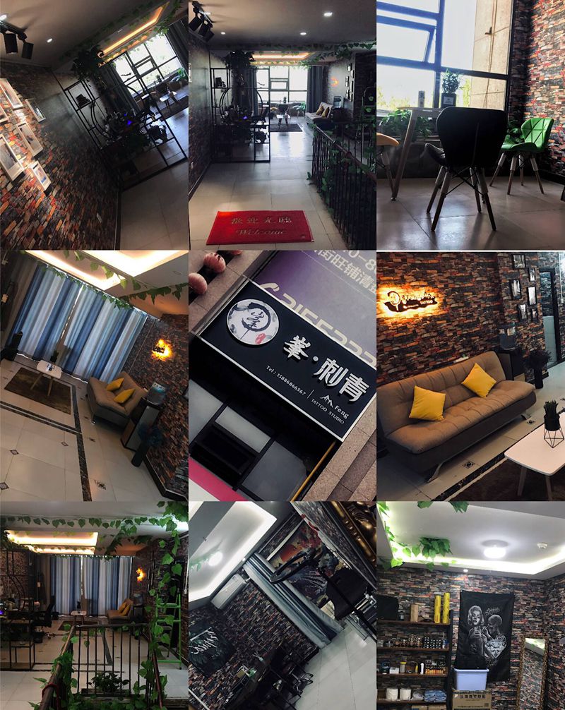 店内环境纹身图片_门店纹身图案