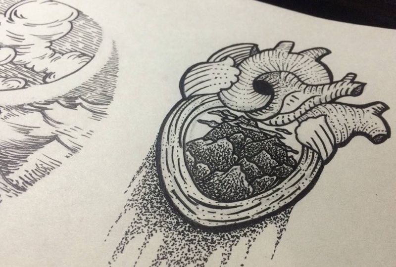 心有泰山纹身图片