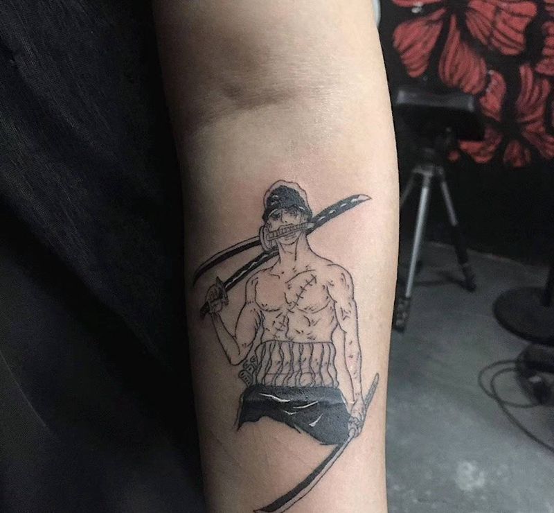 遮盖疤痕纹身图片_手臂纹身图案