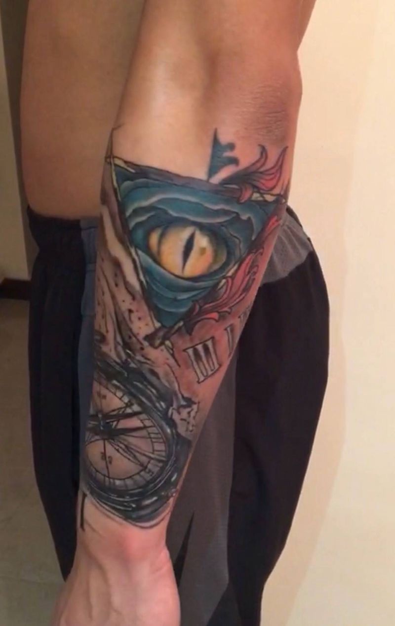 上帝眼纹身图片