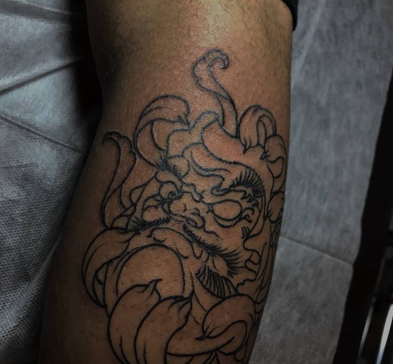 达摩蛋纹身图片