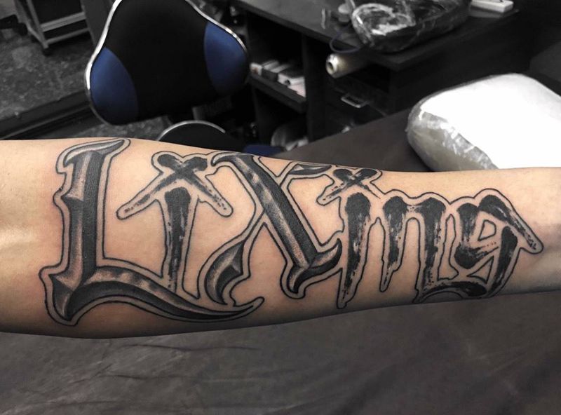 文字纹身图片