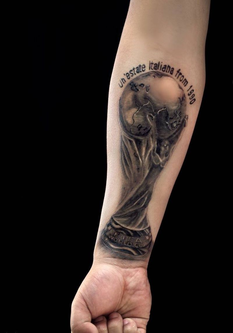 大力神杯，反馈图纹身图片